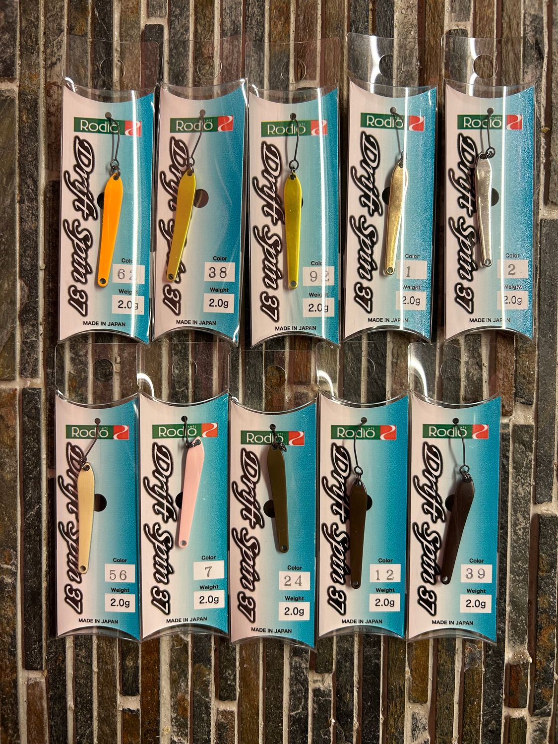 10 Stück Rodio Craft Drift Spin 2,0g