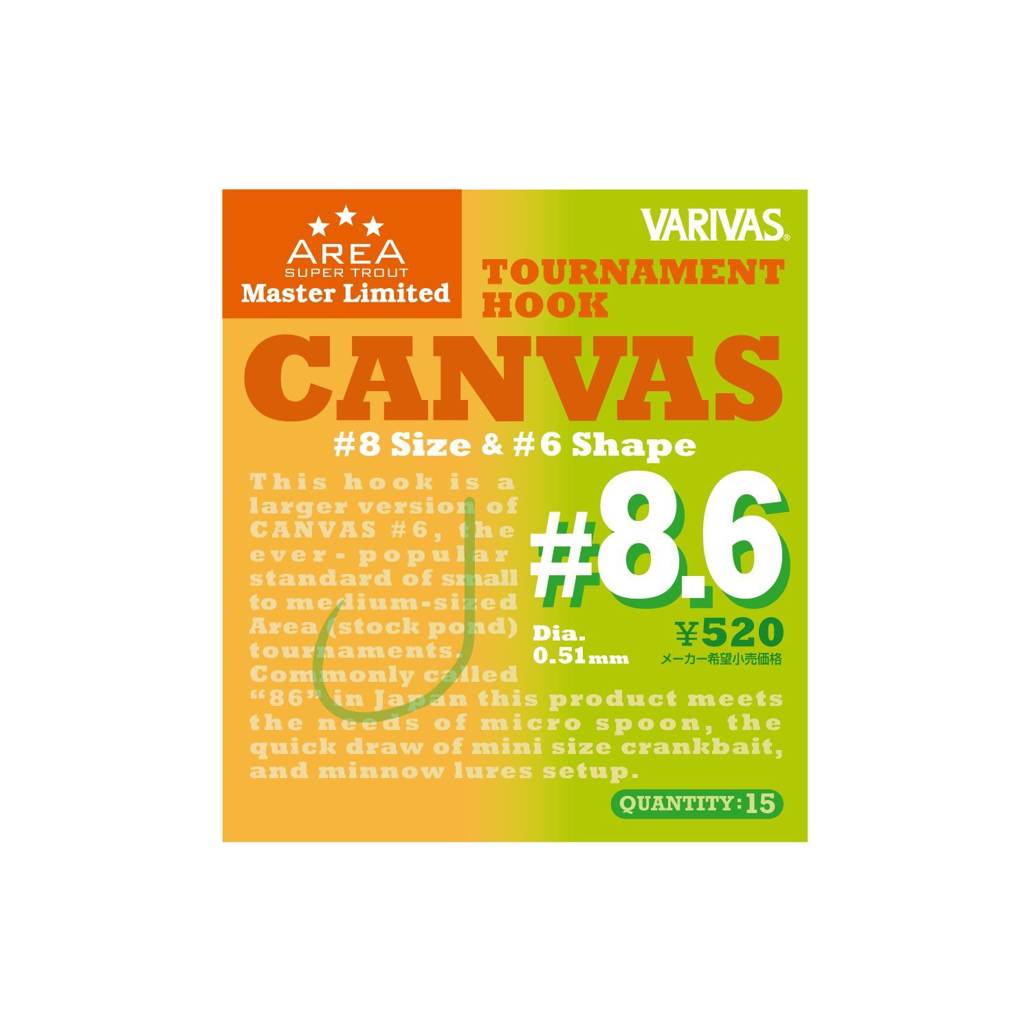 Canvas #8 Sice & #6 Shape #8,6 (ohne Wiederhaken)
