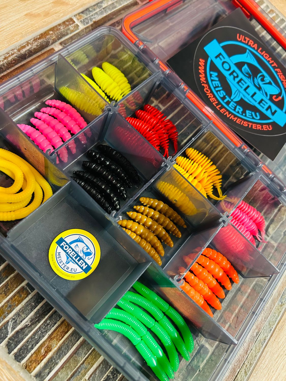 Libra Lures Mixbox mit Gummidichtung  (50 Stück)