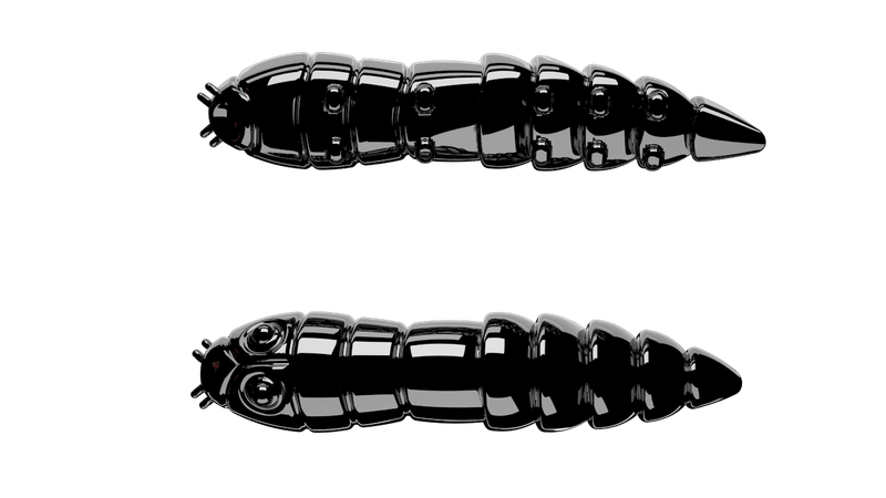 10 Stück Libra Lures Kukolka 040 Black in 42mm (Cheese) 10 Stück Libra Lures Kukolka 040 Black in 42mm (Cheese)