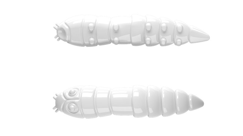 10 Stück Libra Lures Kukolka 001 White in 42mm (Cheese) 10 Stück Libra Lures Kukolka 001 White in 42mm (Cheese)