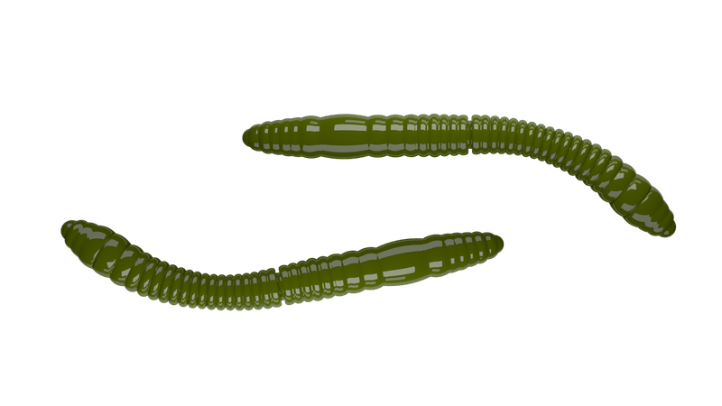 Fatty D Worm Tournament 031 Olive (55mm) Cheese