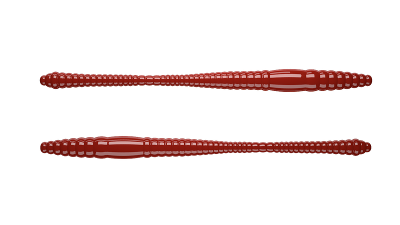 15 Stück Libra Lures Dying Worm 021 Red in 70mm (Cheese) 15 Stück Libra Lures Dying Worm 021 Red in 70mm (Cheese)