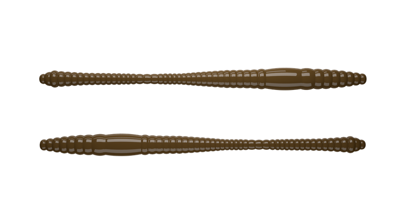 15 Stück Libra Lures Dying Worm 038 Brown in 70mm (Cheese) 15 Stück Libra Lures Dying Worm 038 Brown in 70mm (Cheese)