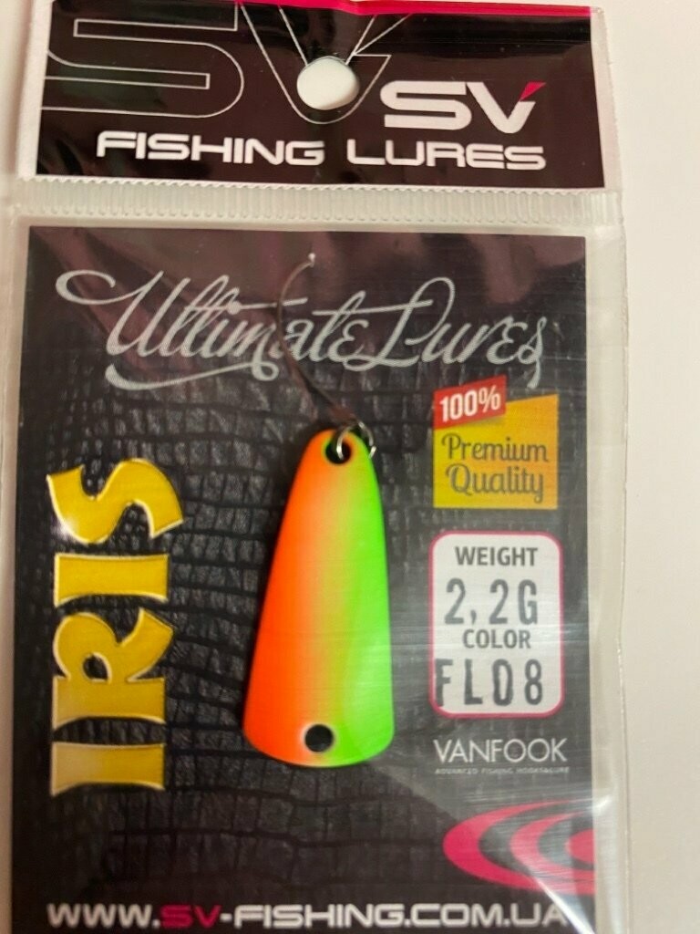 SV Fishing Lures Spoon Iris 2,2gr