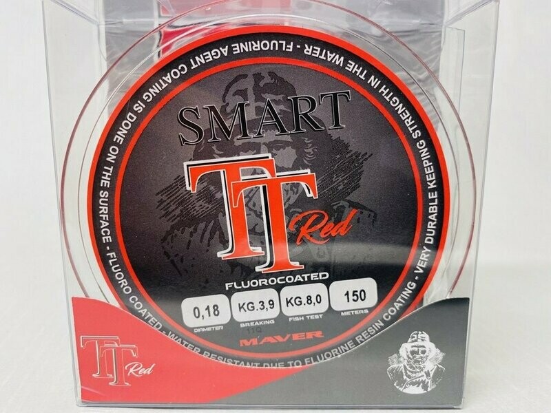 Fluorocoated SMART Line TT Red 0,18 / 150m Fluorocoated SMART Line TT Red 0,18 / 150m