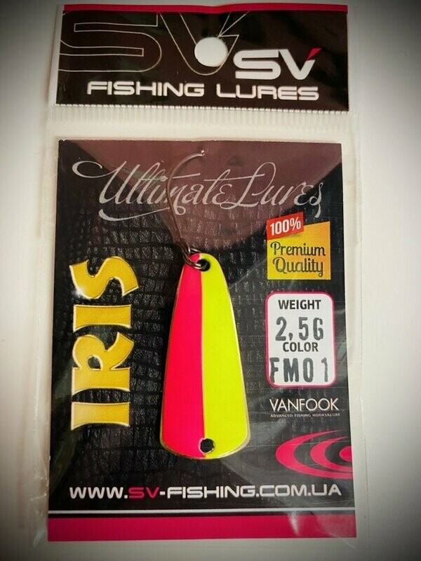 SV Fishing Lures Spoon Forellenmeister 01 Iris 2,5gr SV Fishing Lures Spoon Forellenmeister 01 Iris 2,5gr