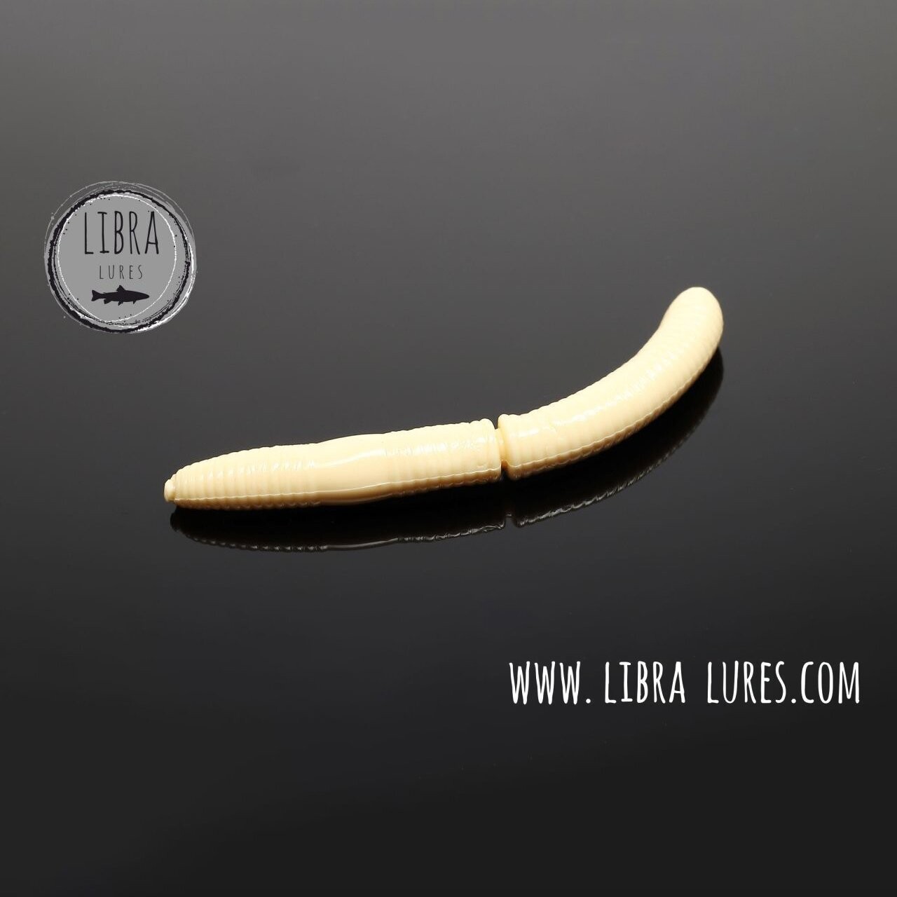 10 Stück Libra Lures Fatty D Worm 005 Cheese in 65mm (Cheese)