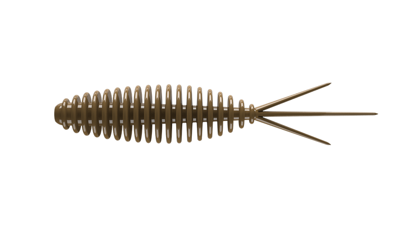 8 Stück Libra Lures Turbo Worm 038 brown in 56mm (Cheese) 8 Stück Libra Lures Turbo Worm 038 brown in 56mm (Cheese)