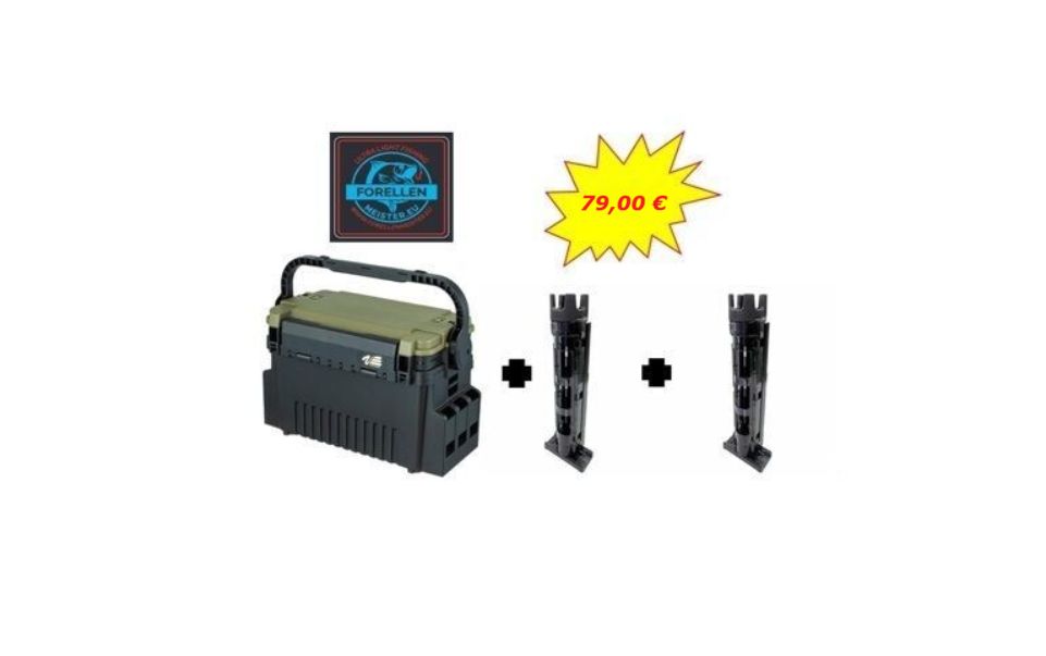 1x Meiho 7070N + 2 Stück Meiho Rodstand BM 250 Einsteigerset 1x Meiho 7070N + 2 Stück Meiho Rodstand BM 250 Einsteigerset