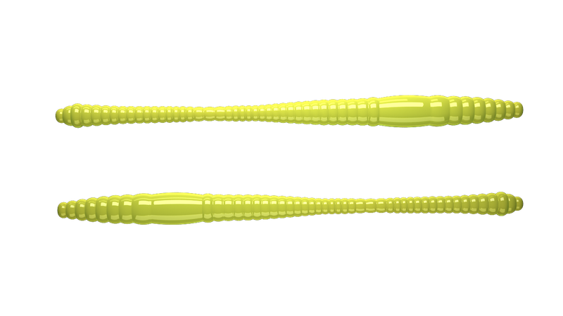 15 Stück Libra Lures Dying Worm 027 Apple Green in 70mm (Cheese) 15 Stück Libra Lures Dying Worm 027 Apple Green in 70mm (Cheese)