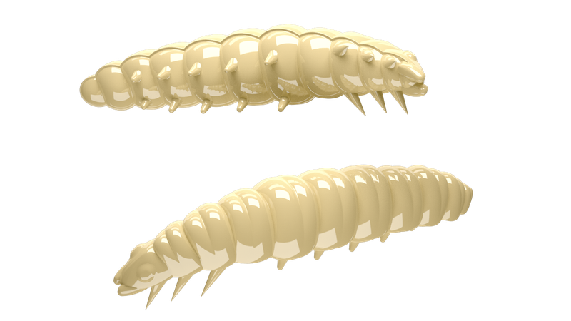 Libra Lures Larva 005 Cheese / 45mm / 8 Stück / Geschmack Käse Libra Lures Larva 005 Cheese / 45mm / 8 Stück / Geschmack Käse