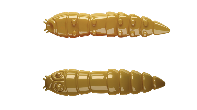 10 Stück Libra Lures Kukolka 036 Coffee Milk in 42mm (Cheese) 10 Stück Libra Lures Kukolka 036 Coffee Milk in 42mm (Cheese)