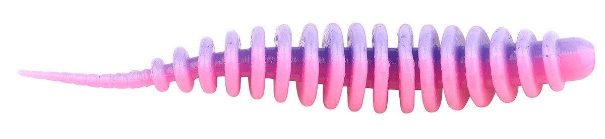 Trout Master Worm 65 mm / 8 Stück (Knoblauch)  Bubble Gum