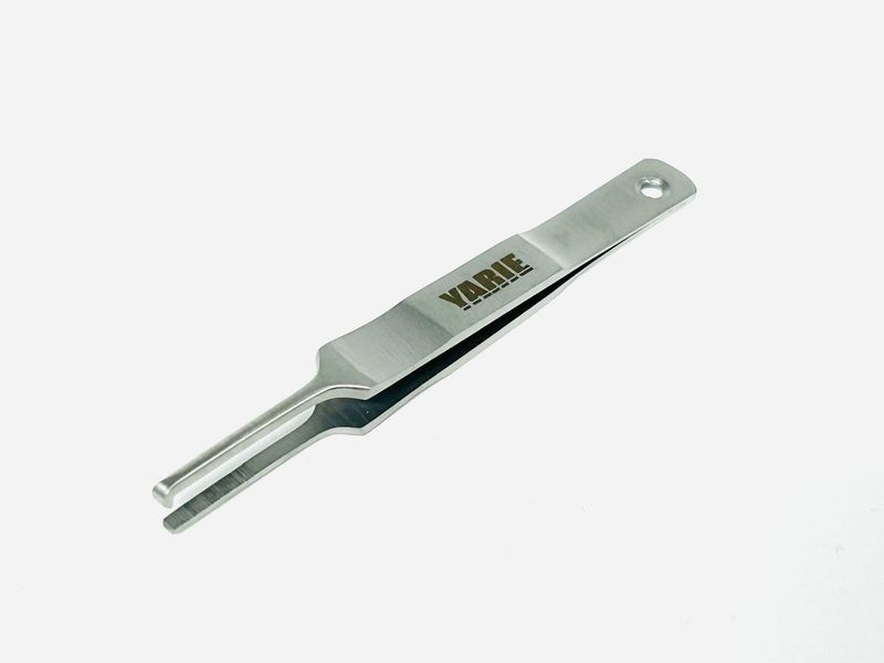 Yari Split Ring Pincette (Sprengringzange) M 8,5 cm Yari Angel- Pinzette für Sprengringe - Edelstahl Split Ring / Sprengringe zum schnellen Wechseln von Angelhaken und Ködern