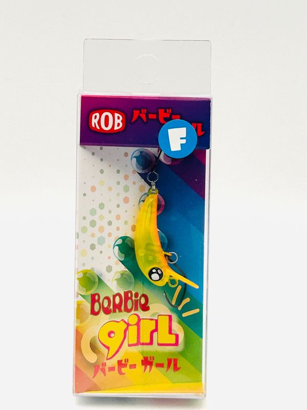 ROB LURE Barbie Girl Micro Crankbait 24,5 mm 0,7 g (floating) Forellenköder für Ultra-Light Angeln nahe der Wasseroberfläche