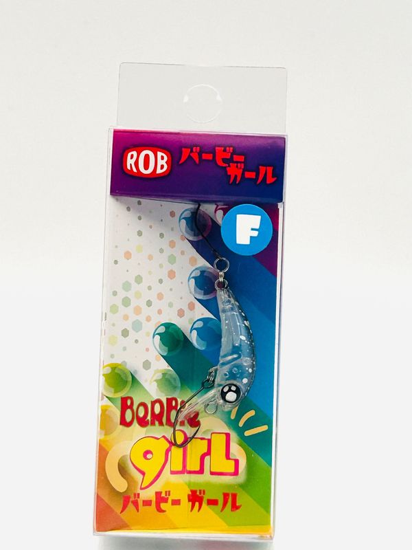 ROB LURE Barbie Girl Micro Crankbait 24,5 mm 0,7 g (floating) Forellenköder für Ultra-Light Angeln nahe der Wasseroberfläche