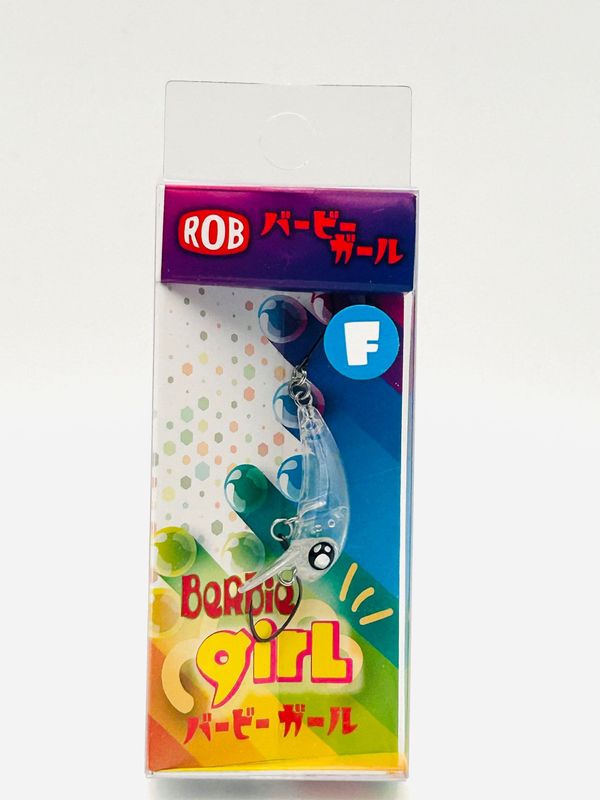 ROB LURE Barbie Girl Micro Crankbait 24,5 mm 0,7 g (floating) Forellenköder für Ultra-Light Angeln nahe der Wasseroberfläche