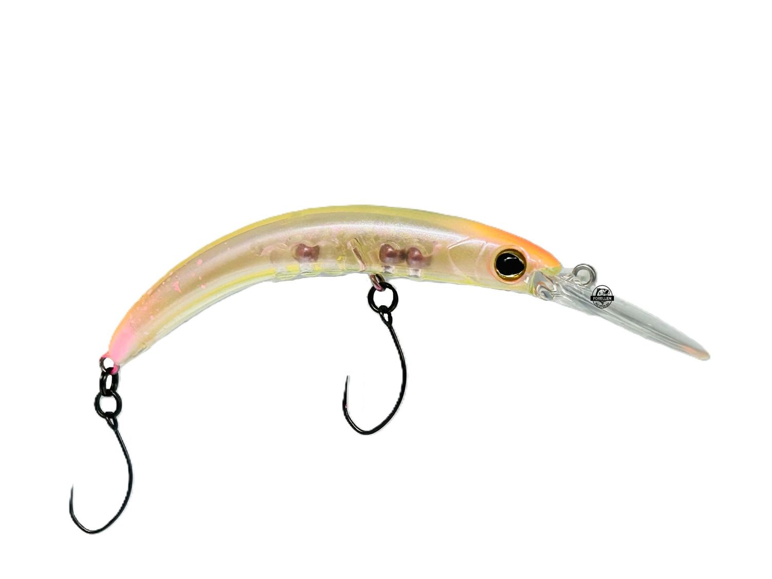 Jackall Timon Pepino MR 56mm 2,4g Floating Wobbler Forellenköder Ultralight Hardbait Detailansicht