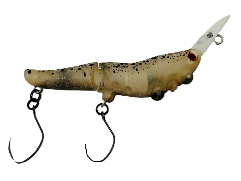 Smith LTD Tic Tac Lipper 3,8g Forellen Wobbler Farbe 04 Wallnuss RG sinkend mit Rassel und lebhafter Aktion