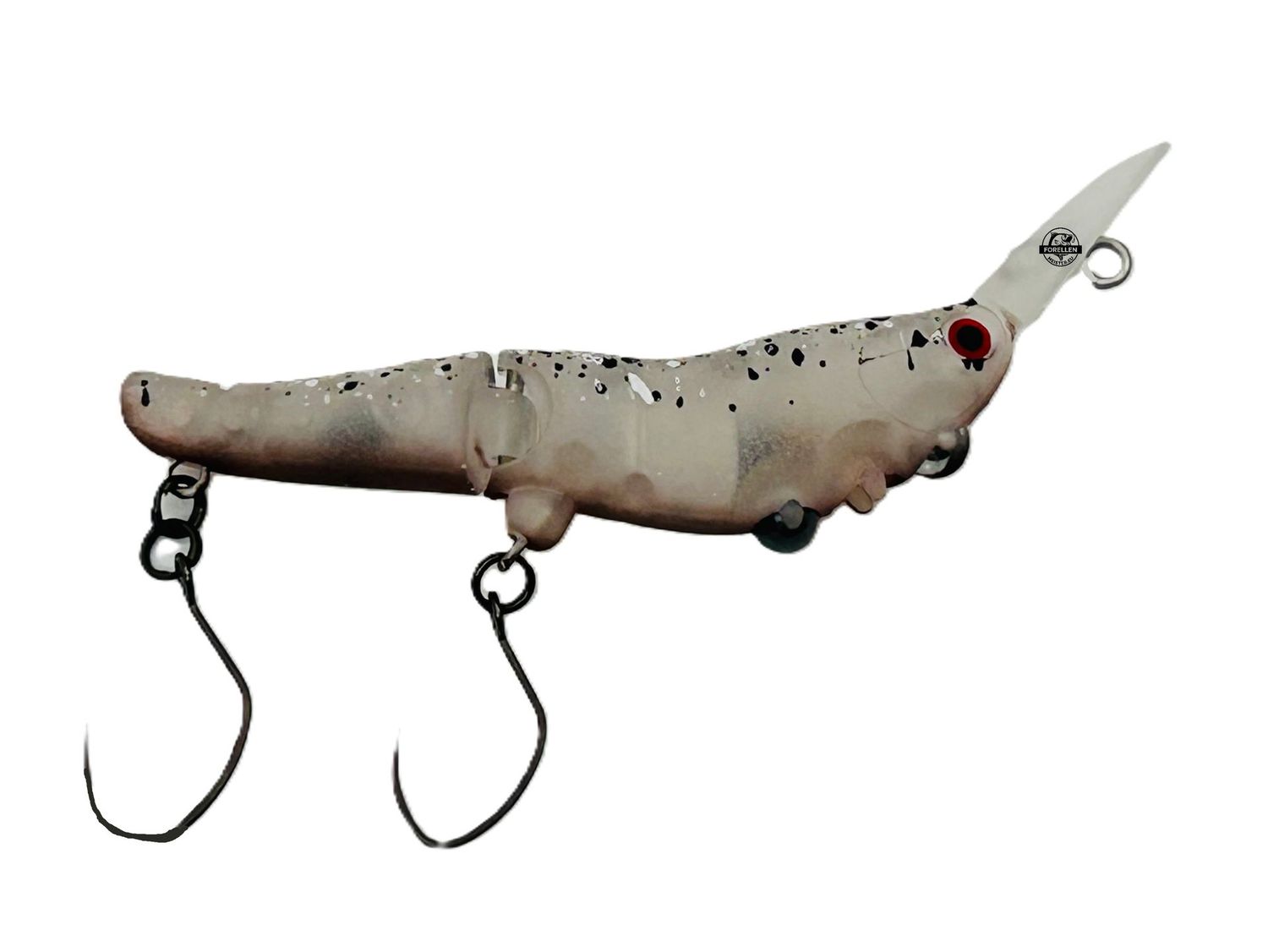 Smith LTD Tic Tac Lipper 3,8g Forellen Wobbler Farbe 06 Yamazemigro sinkend mit Rassel und lebhafter Aktion