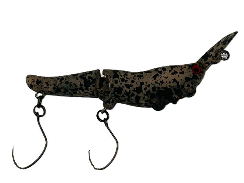 Smith LTD Tic Tac Lipper 3,8g Forellen Wobbler Farbe 08 Schokoladeneinche sinkend mit Rassel und lebhafter Aktion