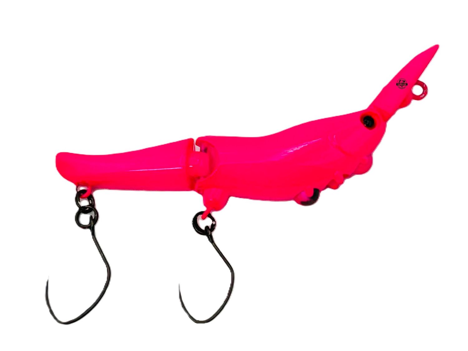 Smith LTD Tic Tac Lipper 3,8g Forellen Wobbler Farbe 02 Keiko Pink sinkend mit Rassel und lebhafter Aktion