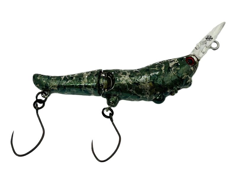 Smith LTD Tic Tac Lipper 3,8g Forellen Wobbler Farbe 09 Mahagonist sinkend mit Rassel und lebhafter Aktion