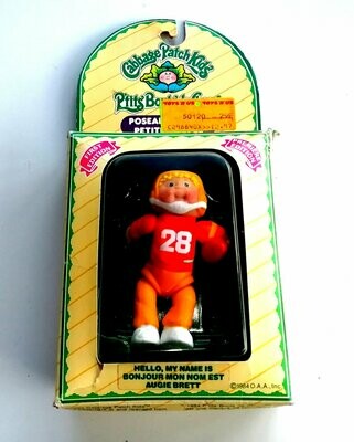 Vintage 1984 Grand Toys Cabbage Patch Poseable Dolls ~ AUGIE BRETT & Birth Certificate