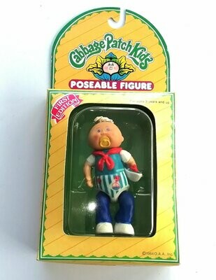 Vintage 1984 Grand Toys Cabbage Patch Poseable Dolls ~ ????? ????? & Birth Certificate