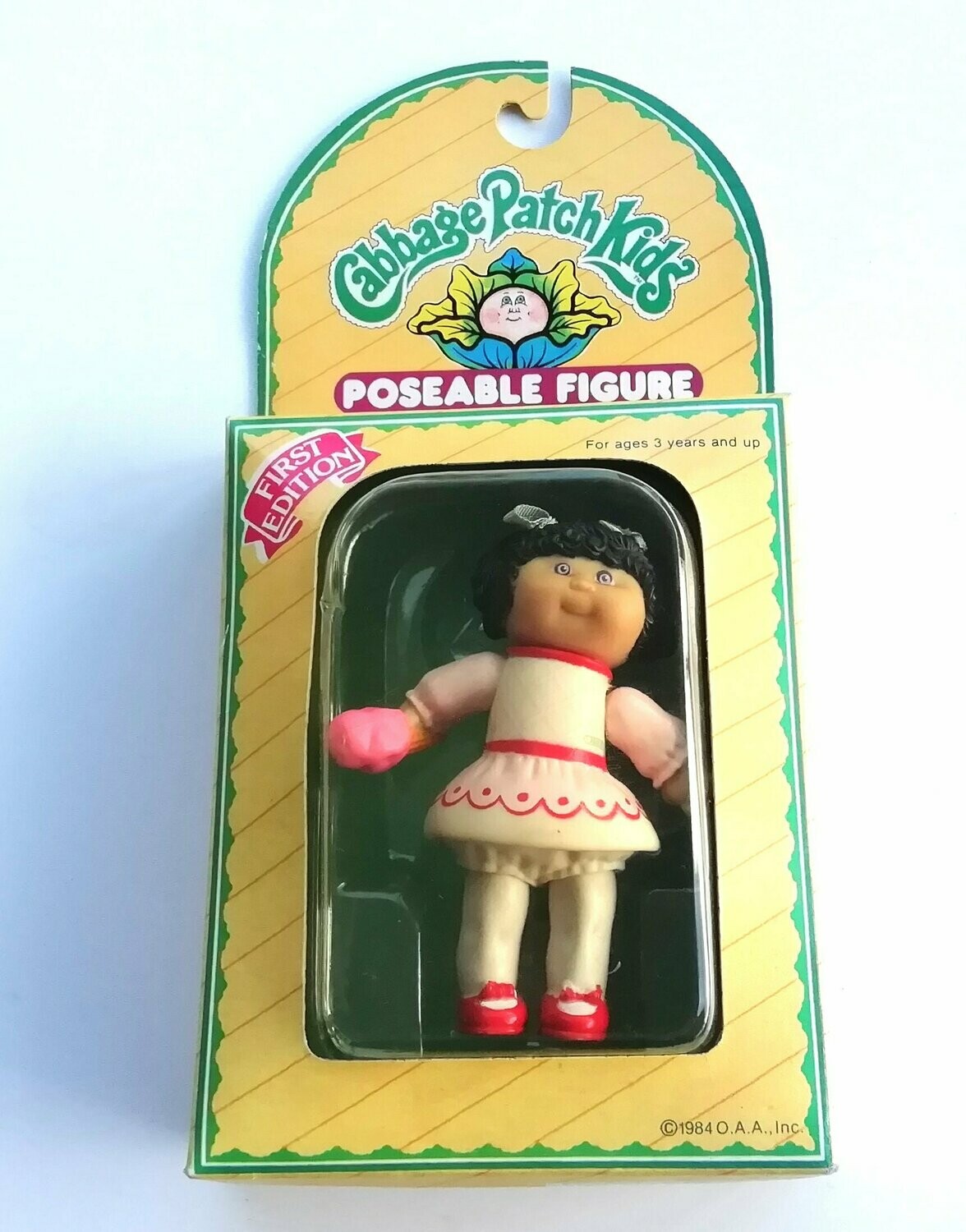 Vintage 1984 Grand Toys Cabbage Patch Poseable Dolls ~ ????? ????? & Birth Certificate