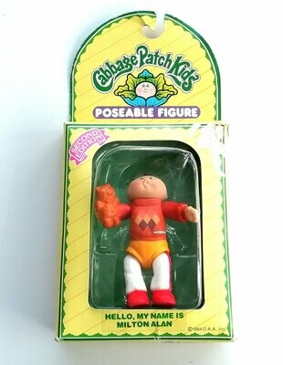 Vintage 1984 Grand Toys Cabbage Patch Poseable Dolls ~ MILTON ALAN & Birth Certificate