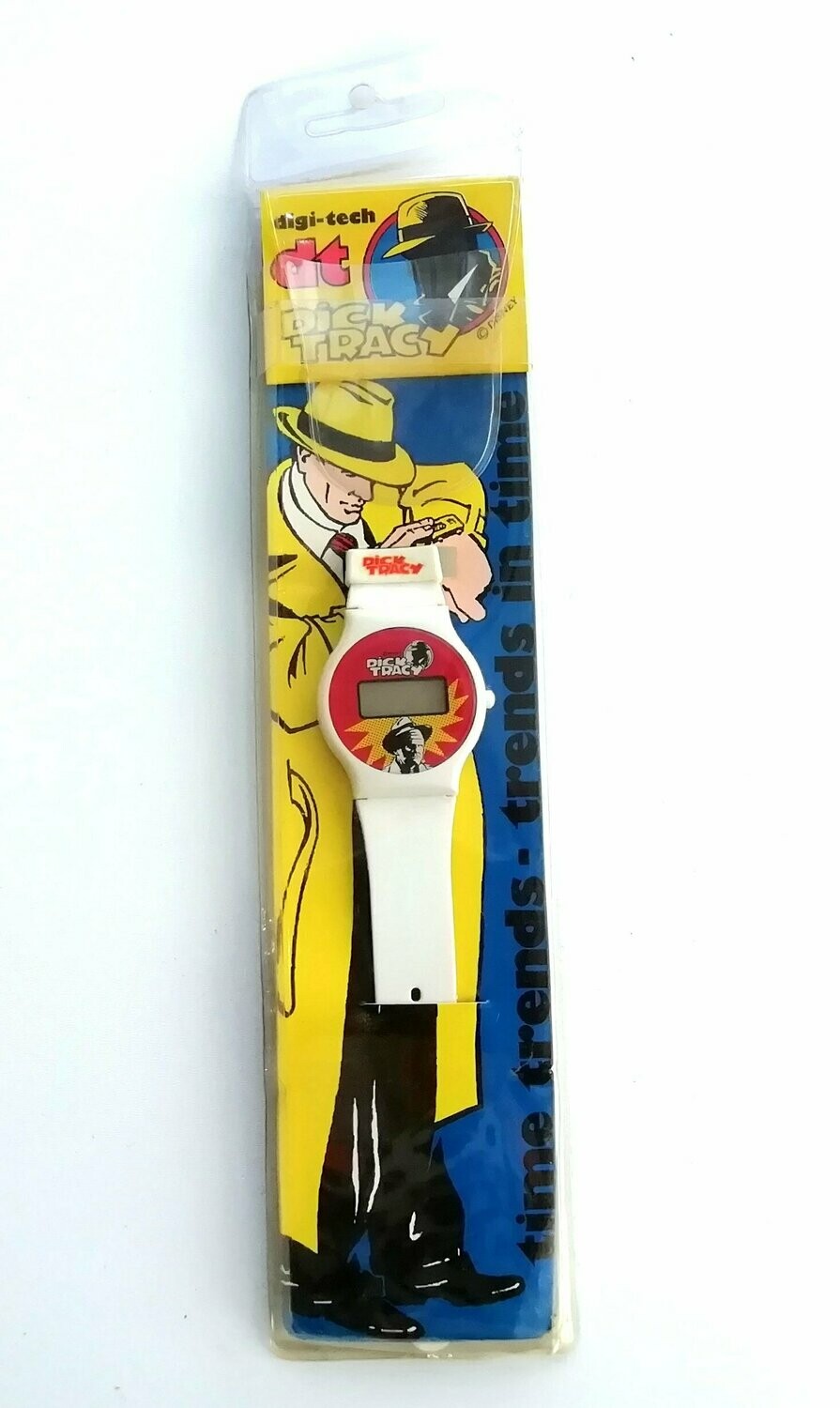 1990 Disney / Digi-tech - Dick Tracy - DIGITAL WATCH - Carded MOC