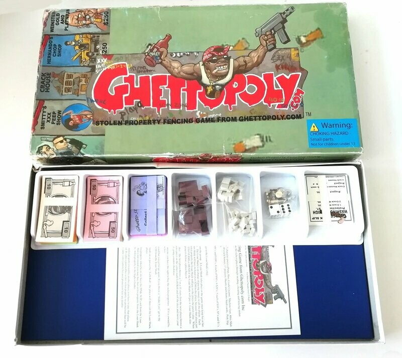 2002 Collectable Boardgame ~ GHETTOPOLY ~ New in Box MIB