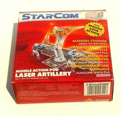 1987 Coleco Ind Inc - Starcom ~ LASER ARTILLER Action Pod ~ Boxed