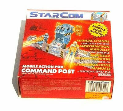 1987 Coleco Ind Inc - Starcom ~ COMMAND POST Action Pod ~ Boxed