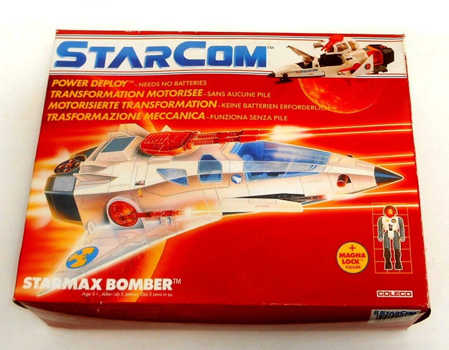 1986 Coleco Ind Inc - Starcom ~ STARMAX BOMBER Transport Missile Cruiser ~ Boxed