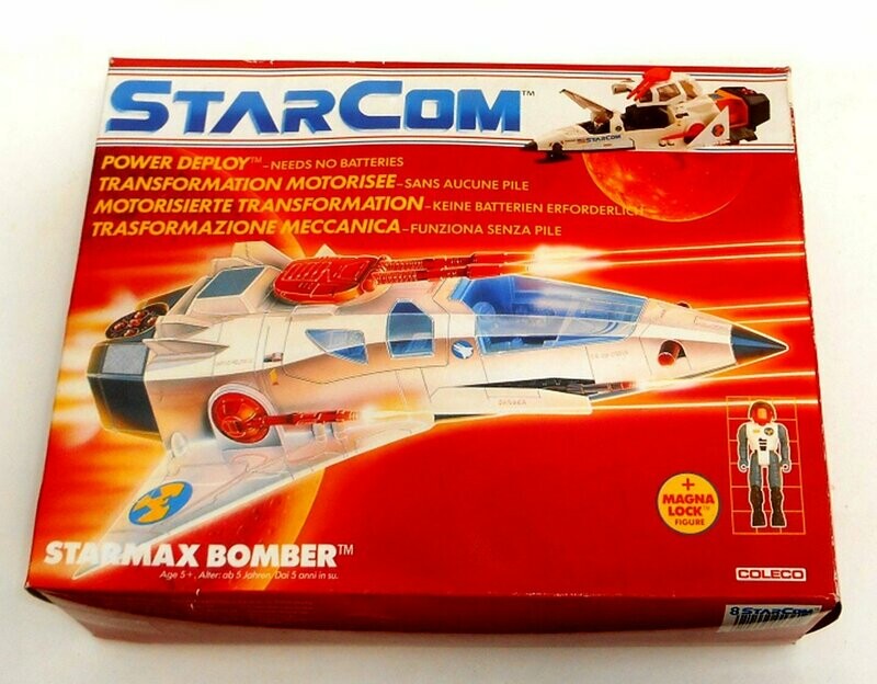 1986 Coleco Ind Inc - Starcom ~ STARMAX BOMBER Transport Missile Cruiser ~ Boxed