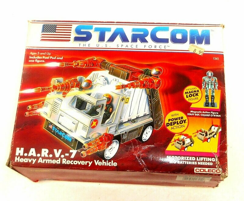 1987 Coleco Ind Inc - Starcom ~ H.A.R.V-7 Heavy Armed Recovery Vehicle ~ Boxed