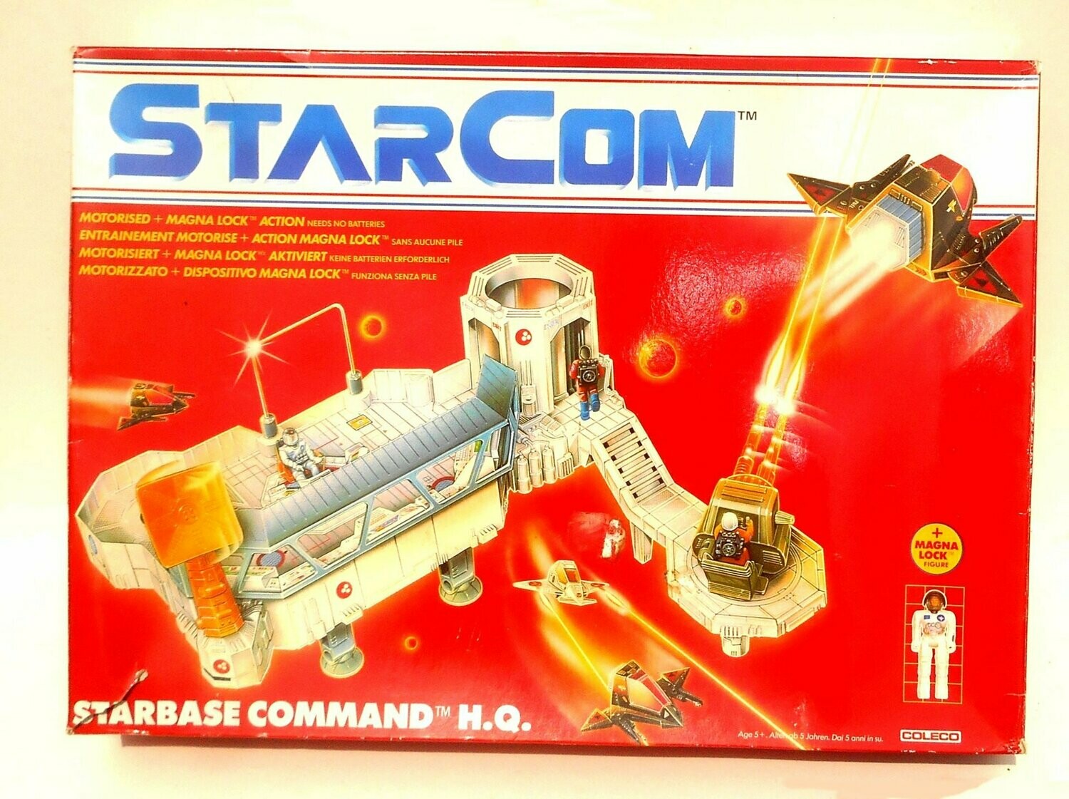 1986 Coleco Ind Inc - Starcom ~ STARBASE COMMAND Headquarters ~ Boxed