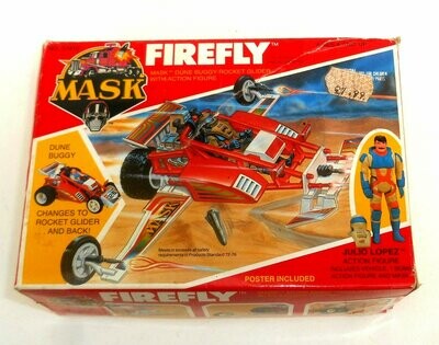 1986 Kenner Toys - M.A.S.K. Series 2 ~ FIREFLY ~ Boxed