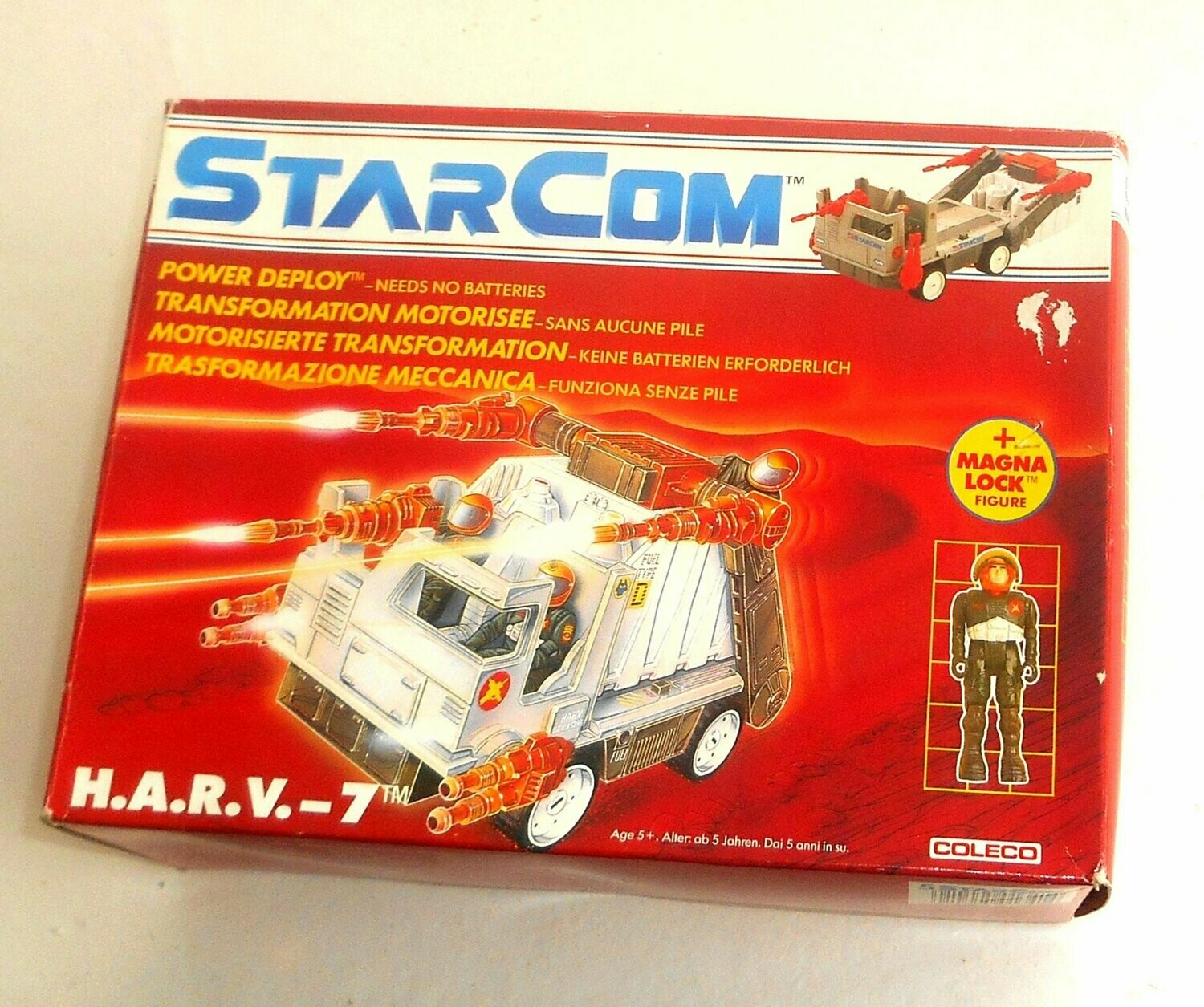 1987 Coleco Ind Inc - Starcom ~ H.A.R.V-7 Heavy Armed Recovery Vehicle ~ Boxed