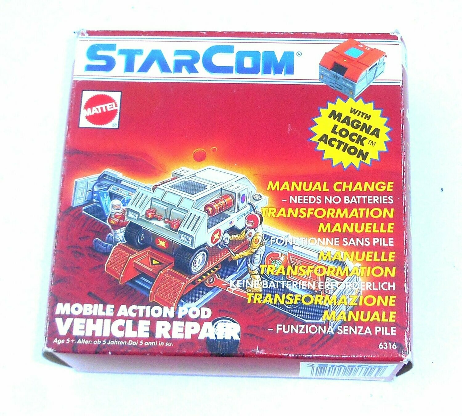 1990 Mattel Ind Inc - Starcom ~ MEDICAL BAY Action Pod ~ Boxed