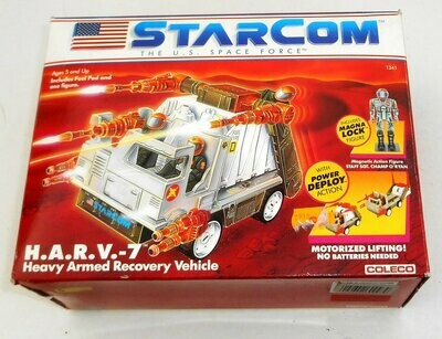 1987 Coleco Ind Inc - Starcom ~ H.A.R.V-7 Heavy Armed Recovery Vehicle ~ Boxed