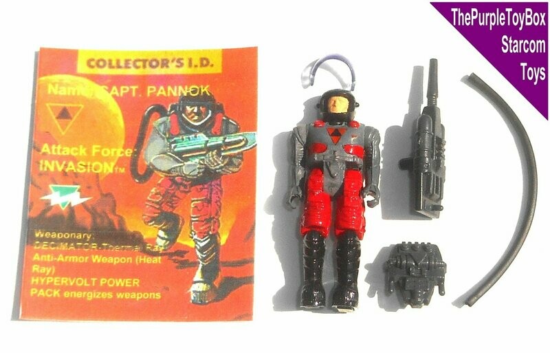 Vintage 1980's Starcom Toys ~ "CAPT. PANNOK" ~ Invasion ~ *CUSTOM FIGURE*