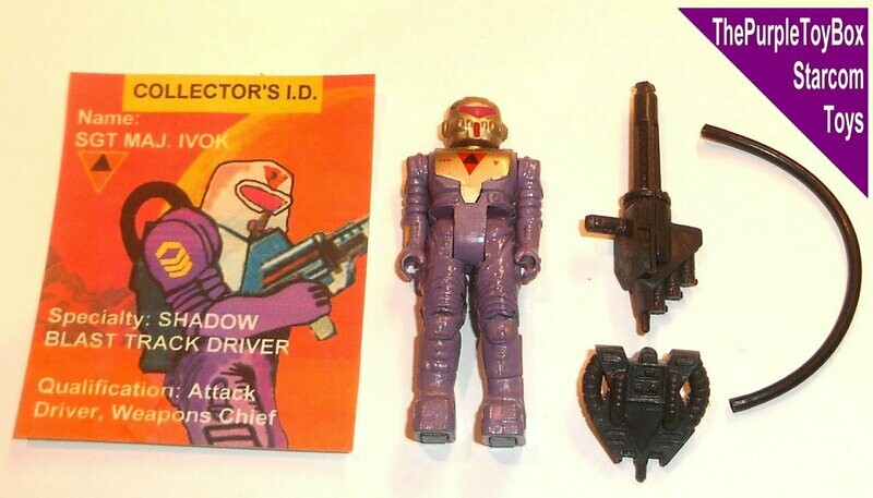 Vintage 1980's Starcom Toys ~ "SGT MAJ. IVOK" ~ Robot Drones ~ *CUSTOM FIGURE*