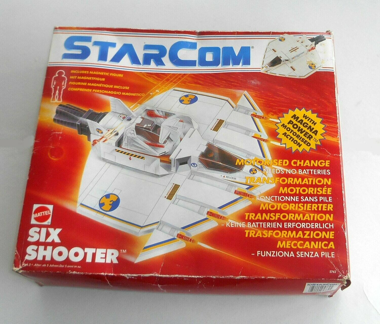 1990 Mattel Inc - Starcom ~ SIX SHOOTER Heavy Bomber / Transport  ~ Boxed