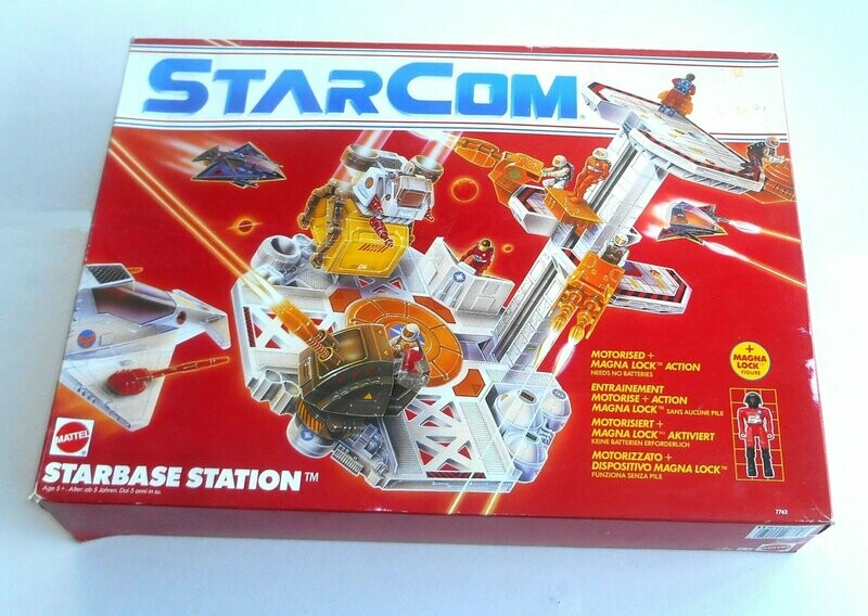 1990 Mattel Inc - Starcom ~ STARBASE STATION Strategic Deployment Platform ~ Boxed