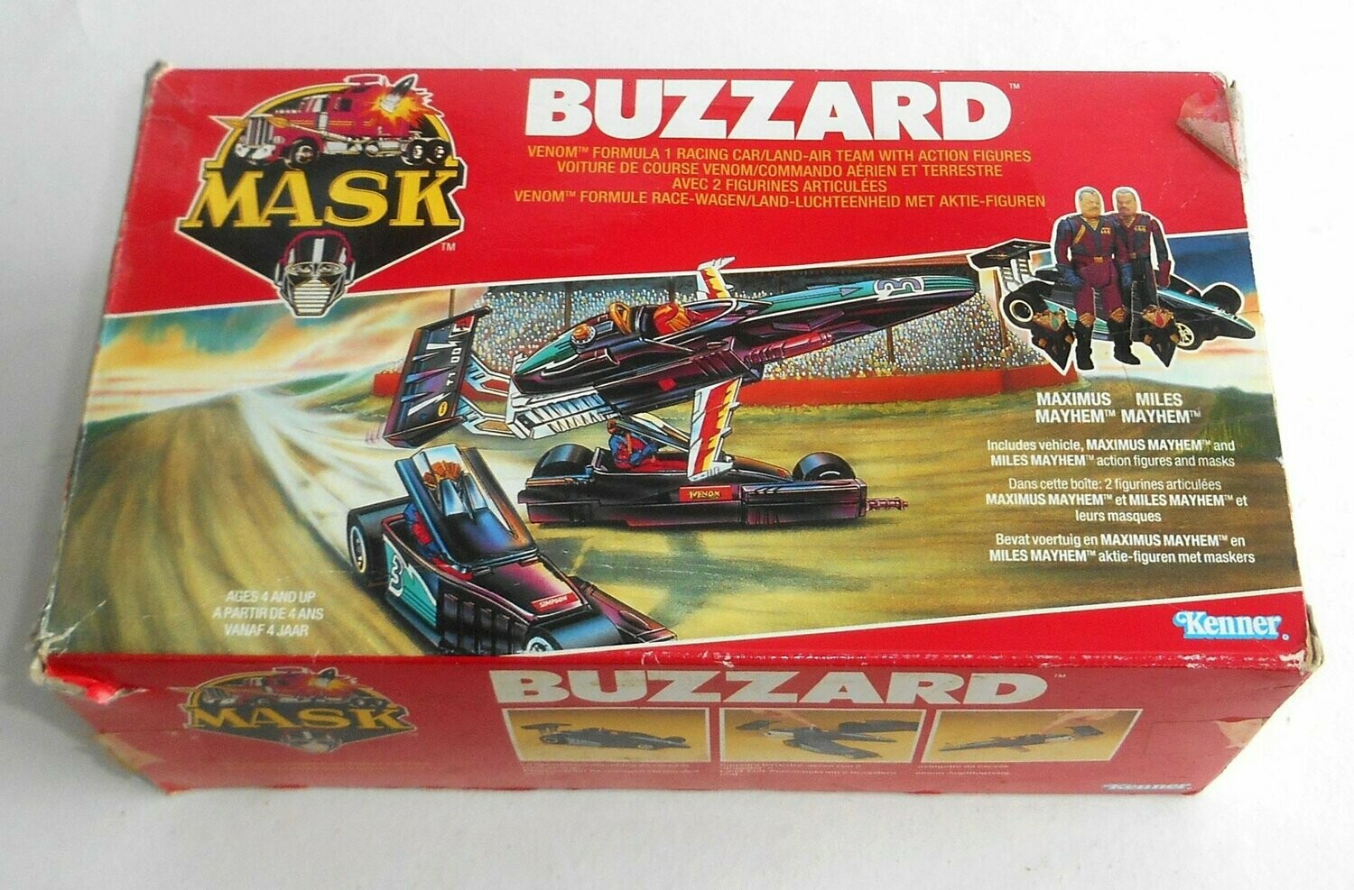 1986 Kenner Toys - M.A.S.K. Series 3 ~ BUZZARD ~ Boxed