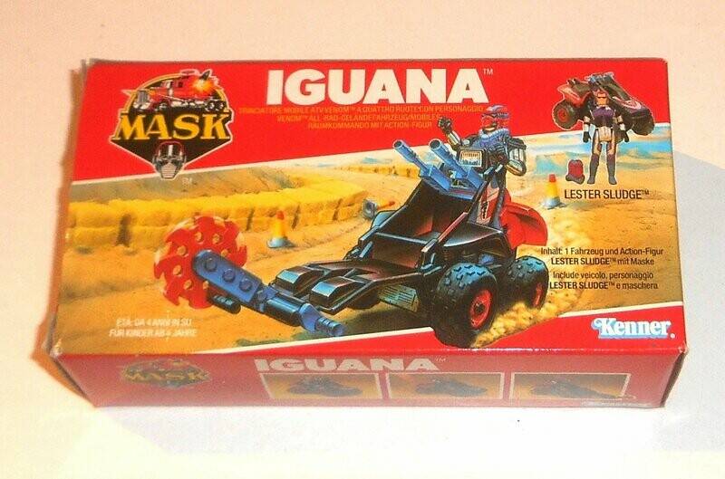 1985 Kenner Toys - M.A.S.K. Series 3 ~ IGUANA ~ Boxed